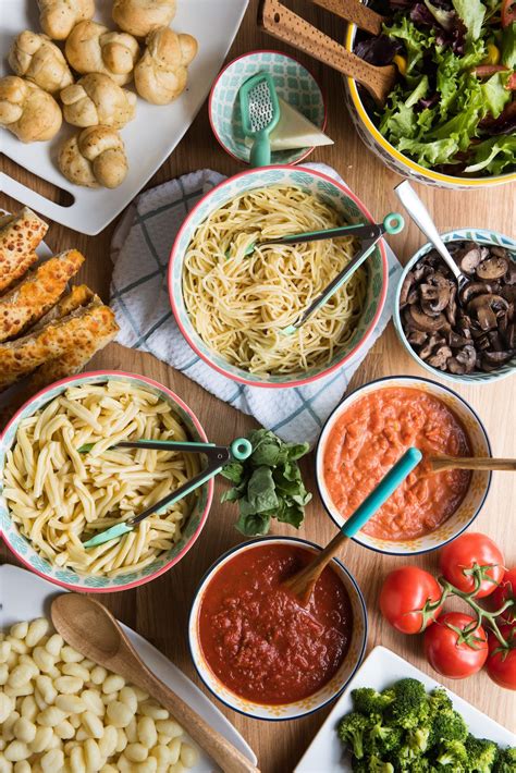 Just quarter a couple of heads of iceberg and set up a toppings bar with. Host an Awesome Dinner Party with a Make Your Own Pasta ...