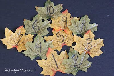 Los angeles, ca | support@hiddenleafgames.com. The Activity Mom - Leaf Counting Game - The Activity Mom