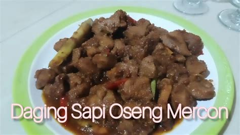 Masukkan mie, tambah air secukupnya, kecap asin, garam dan penyedap. Oseng Mercon Daging Sapi - YouTube