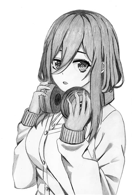 Drawing Miku Nakano Dibujos de anime, Arte anime de fantasía, Dibujar