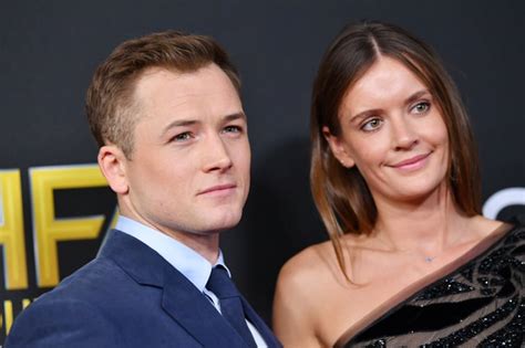 Taron egerton is known for his performance in kingsman: What to Know About Taron Egerton's Girlfriend, Emily ...