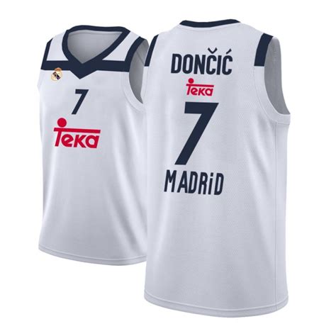 Erhalten sie pauschalen versand für luka doncic trikots, hemden und {{14} } kleidung. Luka Doncic Männer Real Madrid und 7 Weiß Basketball ...