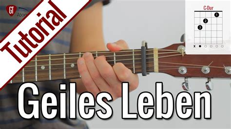 Liebe meines lebens guitar tab. Ich Liebe Das Leben Chords Einfach