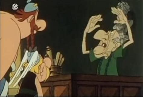 Nach dem besuch bei uwe kommt mir zum ersten mal der gedanke an den film asterix erobert rom und den passierschein a38, den asterix zusammen mit. Asterix erobert Rom: Das Haus, das Verrüte macht -- Szenen ...