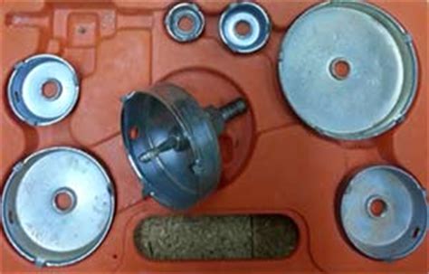 Use a masonry drill bit to make holes in ceramic tiles less than about 3/4 inches in diameter. Drilling into Tiles with Porsadrill Diamond Tipped Drill ...