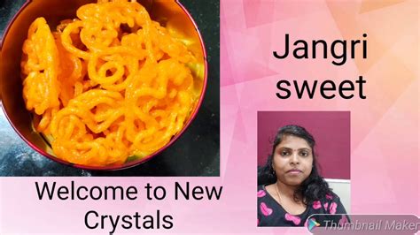 A deep fried indian sweet soaked in sugar syrup. Home Style Jangiri Sweet Recipe in Tamil / Jangri / ஜாங்கிரி - YouTube