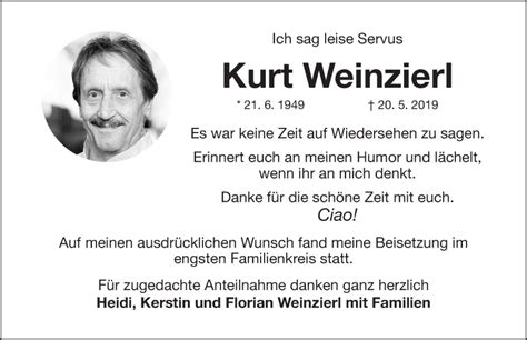 He played franz jägerstätter in the biopic of 1971. Traueranzeigen von Kurt Weinzierl | trauer.nordbayern.de