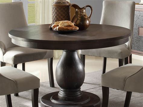 We offer many different styles of dining table chairs. Round Wood Dining Table: Amazon.com