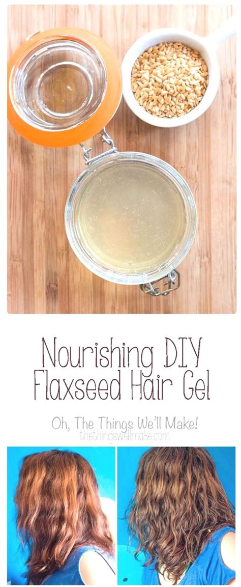 I use this for twist outs and wash and gos. Making your own nourishing DIY flaxseed hair gel with ...