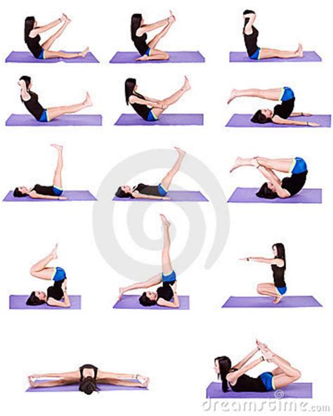 Weitere ideen zu yoga stellungen, yoga, yoga anfänger. Frau in Yoga-Stellungen stockfoto. Bild von energie ...