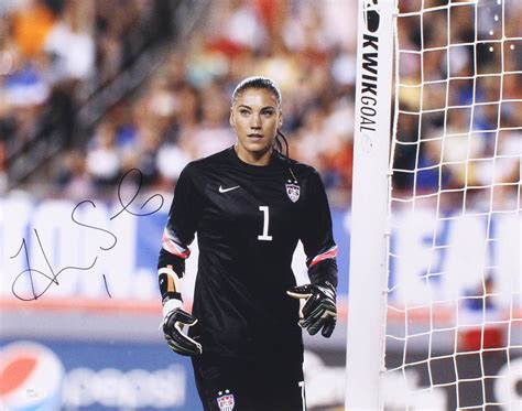 Yahoo news is better in the app. Hope Solo Signed Team USA 16x20 Photo (JSA COA) | Pristine ...