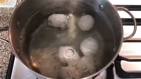 In a microwave save bowl, nuke the water until hot (roughly three minutes). How To Cook Perfect Hard Boiled Eggs That Peel Fast and Easy - YouTube