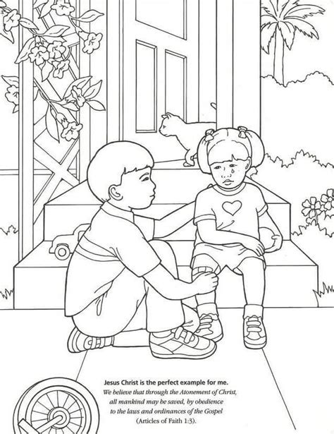 Bring on the holiday season by coloring this glorious set of coloring pages designed on the son of god, jesus christ. Latter Day Saints (LDS) Coloring Pages