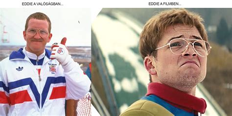 Eddie (taron egerton) nem igazán ügyes, sőt, első ránézésre kifejezetten kétballábasnak tűnik, viszont nagyon. Motiváló filmek 1.rész - Eddie a sas - Történetek a Bikás ...