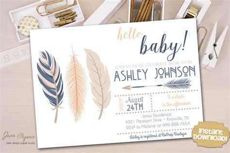 instant-download-tribal-baby-shower-invitation-tribal-etsy-tribal-baby-shower,-tribal-baby