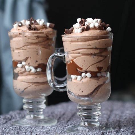 These chocolate mousse cups are simple to create plus, they're jammed with layers of heavenly chocolate flavours! These Triple Chocolate Mousse Parfaits look fancy and ...