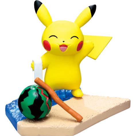 These are exclusive to the pokemon center. Pokemon Center 2018 Mini Figure Collection Atsumare! Pikachu Seaside #5 Great! - Asakura-Japan.com