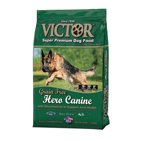 Or more as an adult). Victor Grain Free Hero Joint Health Adult Dog Food 30 Lb.