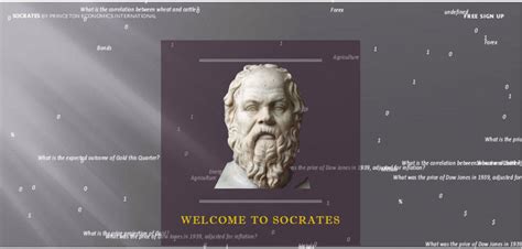 We provide an integrated understandable global model approach that is free of personal bias, bravado, or other nonsense to enable you to see… Socrates | Armstrong Economics