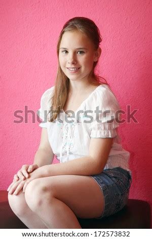 However, this is the age when girls begin gravitating more towards friends and looking for affirmation from teachers. Beautiful Blondhaired 13 Years Old Girl Portrait Stock ...