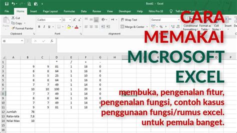 Aplikasi ini merupakan bagian dari microsoft office system. CARA MEMAKAI MICROSOFT EXCEL - YouTube