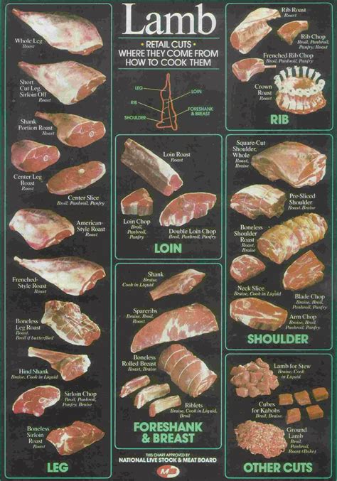 Select from premium cuts of meat chart images of the highest quality. IHM Or Hotel Management Notes: lamb/mutton , pork , offal ...