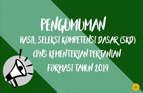 Seleksi pengadaan cpns kementerian pertanian ri tahun anggaran 2021; Kementerian Pertanian Direktorat Jenderal Perkebunan ...