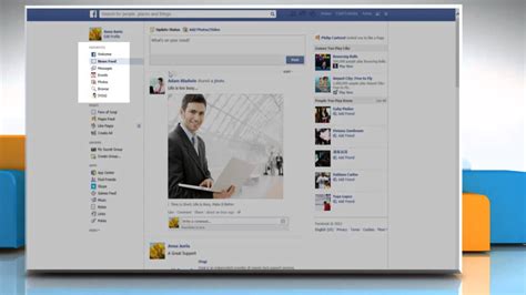 1) click on the friends section on the left sidebar. How to Remove "Recent Posts by Others" on a Facebook® Page ...
