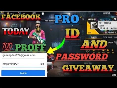 Like many other titles, players need to create an account to safeguard users can create a guest account or use a google, vk, or facebook account to save their progress. Free Fire Pro ID and password Giveaway || free fire ...