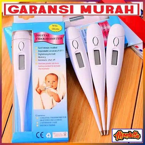 Suhu normal bayi 1 tahun ke atas berapa jika anak demam bagaimana theasianparent malaysia. COD Termometer Kesehatan Thermometer Digital Badan Alat ...