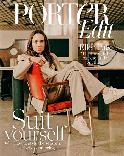 Ellen Page by Tiffany Nicholson for Porter Edit Magazine ...