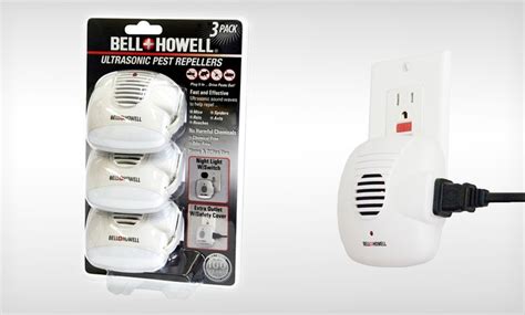 Buyers of bell & howell's ultrasonic pest repellers who claim the company fooled them into buying a defective product said ahead of trial in new york federal court that testing footage recently disclosed by the. $12.99 for Bell+ Howell Ultrasonic Pest Repellers Three ...