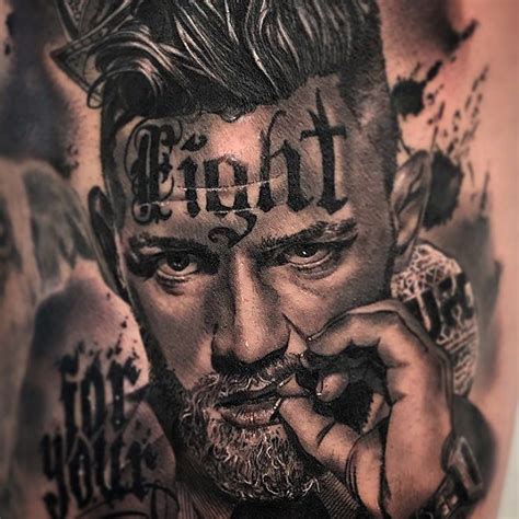 There are many fighters with many tattoos, some bad and some good. Fight. Tonight. @thenotoriousmma #mma #conormcgregor # ...