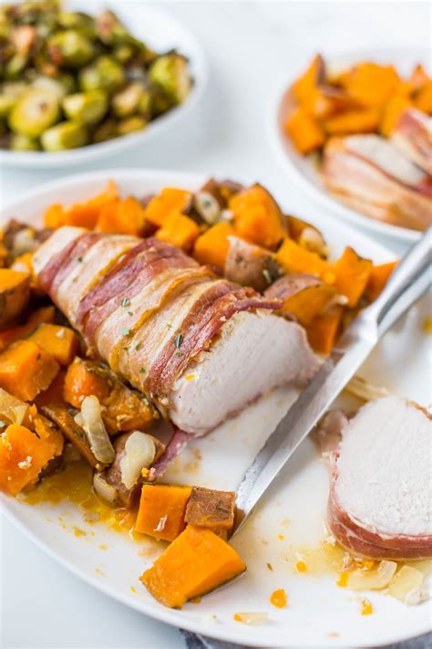 Bake until soft, about 45 minutes. To Bake A Pork Tenderloin Wrapped In Foil : Bacon Wrapped ...