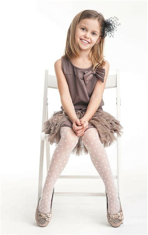 Anastasia amateur movie with nylons. "Sweety" Patterned Kids Tights 20 Denier White 3-11 Years ...