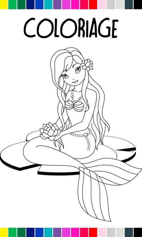 5 dessins faciles étape par étape dessindigo. Coloriage à imprimer : la sirène #coloriage #dessin # ...