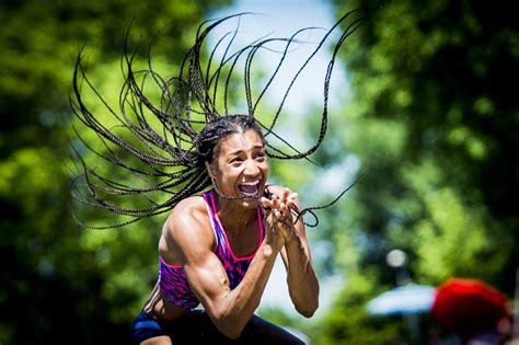 Iaaf female world athlete of the year: De Lauwerkrans van Nafi Thiam door Jasper Jacobs - Nikon ...