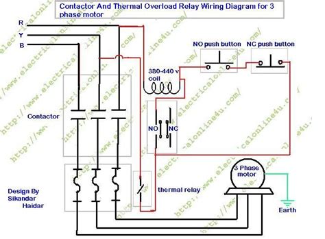 Timer circuits used to provide time delays for triggering, types of timer circuits, ic 4060, fridge when the period has expired a latching relay disconnects both the load and the controller circuit from the 12 v supply. Contactor 2Bwiring 2Bdiagram In Contactor And Overload ...