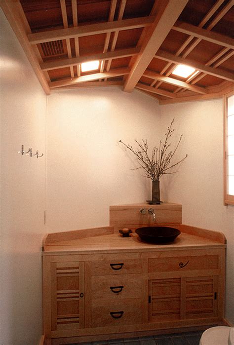 We have what you need breathe new life into your bathroom design with bathroom décor and luxury bathroom furniture and fixtures like vanities, shower doors. Japanese-style bathing room, wooden soaking tub (ofuro)