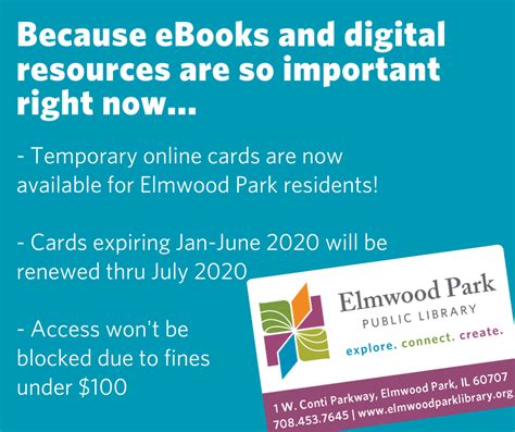 We did not find results for: Get or Renew Your EPPL Library Card - Elmwood Park Public ...