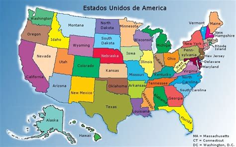 México estados unidos mexicanos 26 mapas. The US...I love this country! | Mapa de estados unidos ...