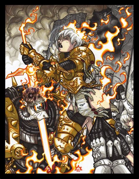 Obsecrationis by aerion the faithful. Adeptus Sororitas, Artwork, Female, Sisters Of Battle ...