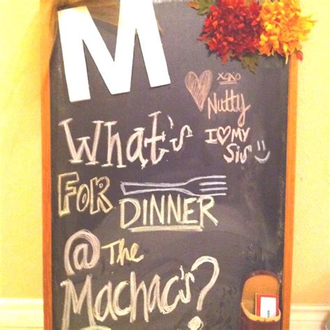 Kitchen pun wood sign set of 2 by lizzyfishsigns on etsy cooking. Kitchen ChalkBoard wedding shower gift for my sis ...