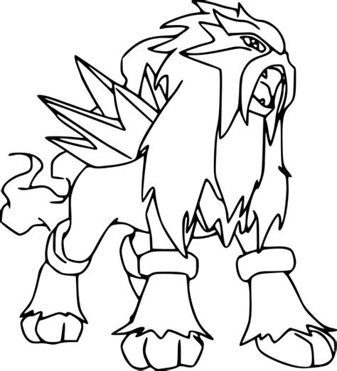 And has viewed by 2717 users. Entei : Coloriage Entei Pokemon à imprimer et colorier