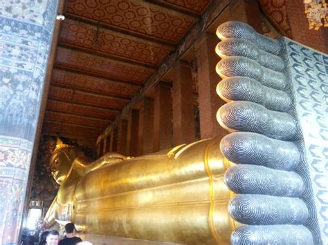 Most of the buddha images on display were. Wat pho's reclining buddha