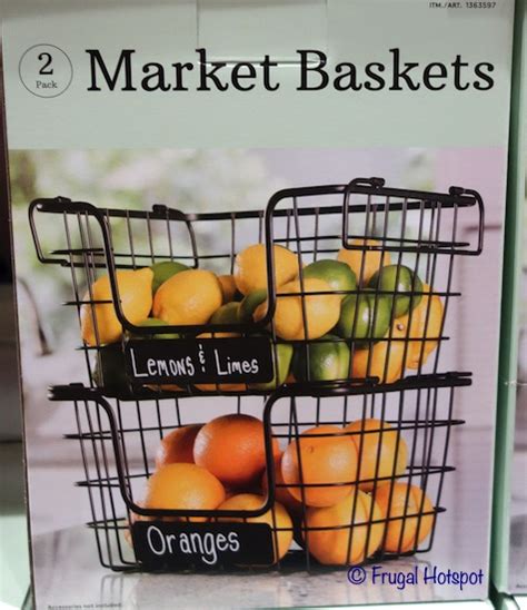 Costco wholesale corporation operates an international chain of membership warehouses, mainly under the `costco wholesale` name, that carry quality, brand name merchandise at substantially. Costco Sale - Market Baskets 2-Pack $15.99 | Frugal Hotspot