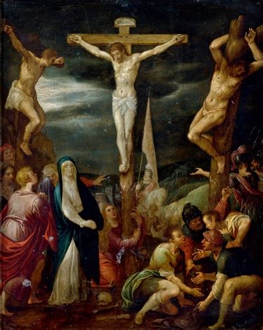Wenn das der wöchentliche sabbat war, d.h. Die Kreuzigung Christi von Frans Francken the Younger auf ...