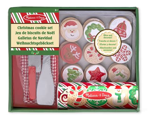 Slice and Bake Wooden Christmas Cookie Set £17.99 - A Word To The WiseA Word To The Wise