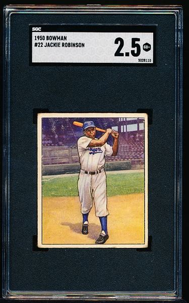 Find great deals on ebay for 1950 jackie robinson. Lot Detail - 1950 Bowman Bb- #22 Jackie Robinson, Dodgers ...