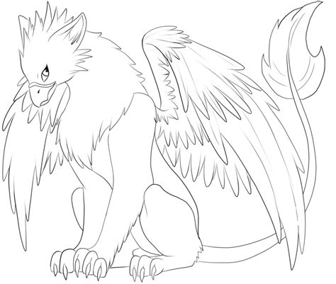 Cute phoenix coloring pages you are viewing some cute phoenix coloring pages sketch templates click on a template to sketch over it and color it in and share with your family and friends. Gryphon Drawing at GetDrawings | Free download